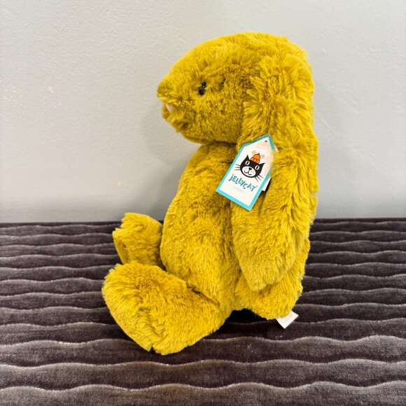 RARE Jellycat Medium Bashful Zingy Bunny BNWT - Picture 4 of 6
